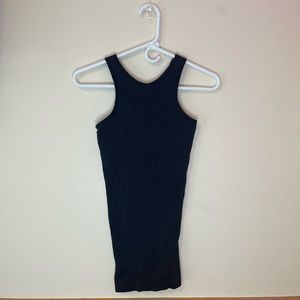 Black exercise top